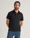 QUINCE MEN'S COMMUTER STRETCH PIQUE POLO