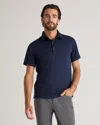 QUINCE MEN'S COMMUTER STRETCH PIQUE POLO