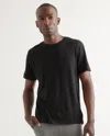 Quince Men's Merino Short Sleeve Base Layer T-shirt In Black
