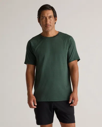 Quince Men's Mesh Performance Training T-shirt In Heather Olive