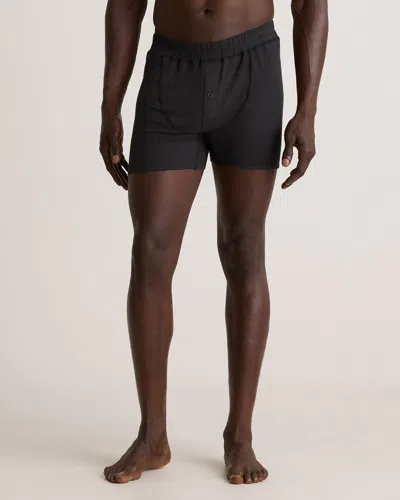 Quince Men's Micromodal Stretch Boxer Short In Black
