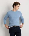 Quince Men's Mongolian Cashmere Crewneck Sweater In Blue