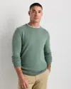 Quince Men's Mongolian Cashmere Crewneck Sweater In Green