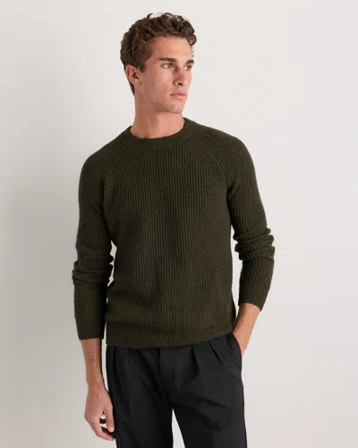 Quince Men's Mongolian Cashmere Fisherman Crewneck Sweater
