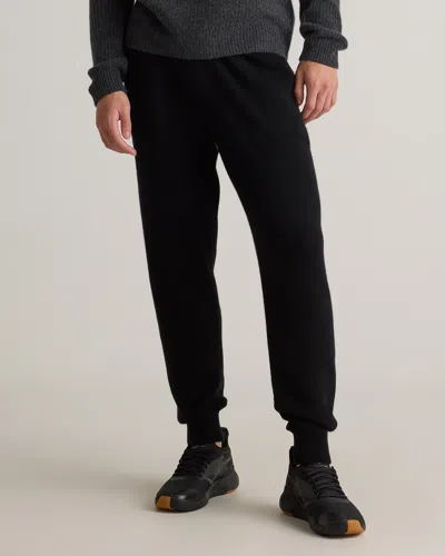 Quince Men's Cashmere Joggers In Black