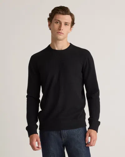 Quince Men's Mongolian Cashmere Sweatshirt In Black