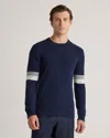 Quince Men's Mongolian Cashmere Sweatshirt In True Navy