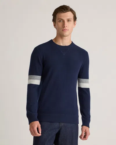 Quince Men's Mongolian Cashmere Sweatshirt In True Navy