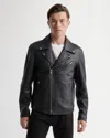 Quince Men's Motorcycle Jacket In Black
