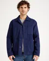Quince Men's Organic Comfort Stretch Chore Jacket In Navy