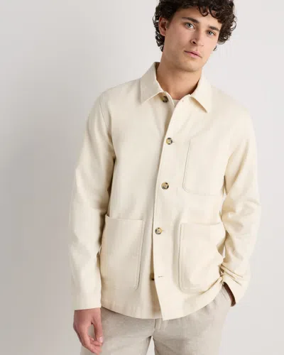 Quince Men's Organic Comfort Stretch Chore Jacket In Neutral