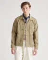 Quince Men's Organic Comfort Stretch Chore Jacket In Olive