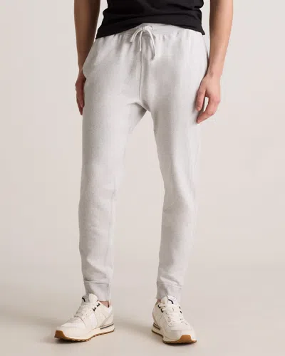 Quince Men's Organic Midweight French Terry Slim Jogger In Light Heather Grey