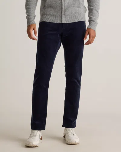 Quince Men's Organic Stretch Corduroy 5-pocket Pants In Deep Navy