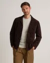 Quince Men's Organic Stretch Corduroy Chore Jacket In Espresso
