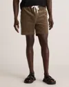 Quince Men's Organic Stretch Corduroy Shorts In Seaweed