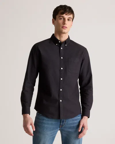 Quince Men's Oxford Shirt In Black