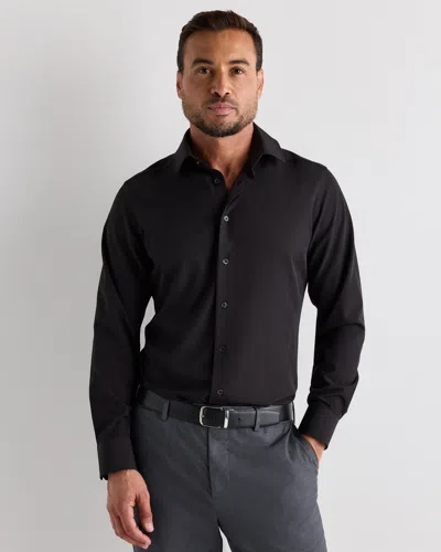 Quince Men's Performance Stretch Wrinkle-free Dress Shirt In Black