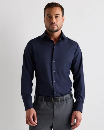 Quince Men's Performance Stretch Wrinkle-free Dress Shirt In Blue