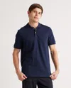 Quince Men's Pique Polo In Navy