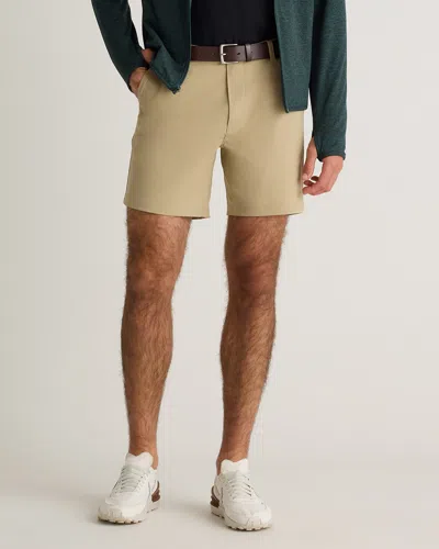 Quince Men's Protech Golf Short In Sand Dune