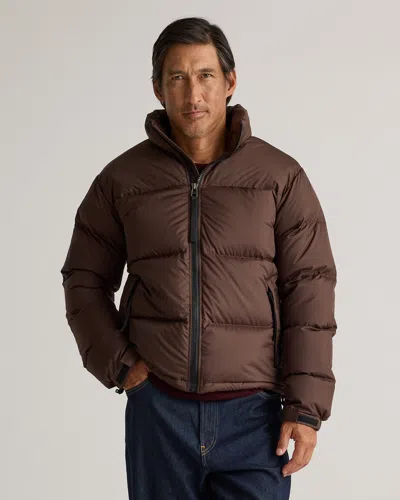 Quince Men's Responsible Down Puffer Jacket In Hot Fudge