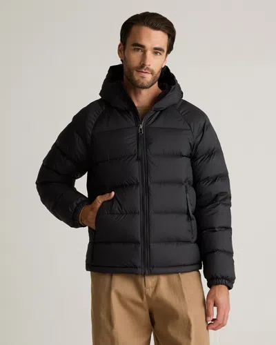 Quince Men's Responsible Down Puffer Jacket With Hood In Black