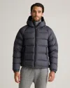 Quince Men's Responsible Down Puffer Jacket With Hood In Carbon Grey