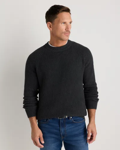 Quince Men's Ribbed Crewneck Sweater In Gray