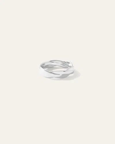 Quince Men's Silver Twisted Cable Band Rings In Sterling Silver