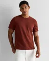 Quince Men's Slub Crewneck T-shirt In Brown