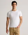 Quince Men's Soft Stretch Crewneck Undershirt In Classic White