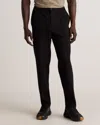 Quince Men's Stretch Knit Pintuck Trouser In Black