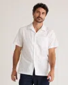 QUINCE MEN'S STRETCH POPLIN CAMP SHIRT