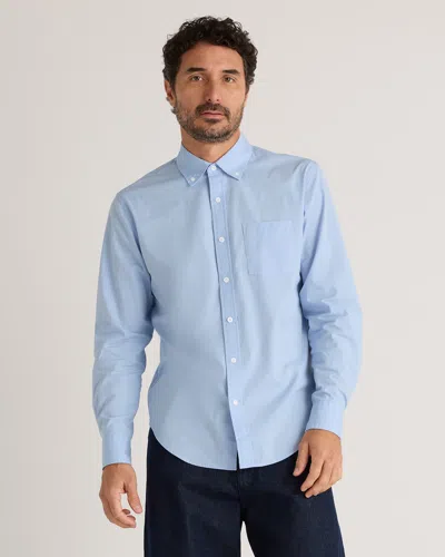 Quince Men's Stretch Poplin Shirt In Light Blue