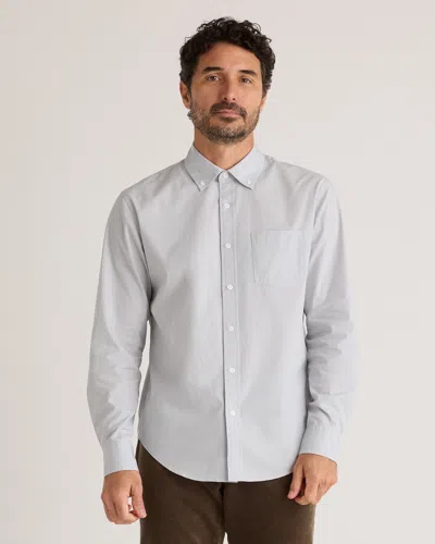 Quince Men's Stretch Poplin Shirt In Light Grey