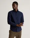 Quince Men's Stretch Textured Twill Shirt In Navy