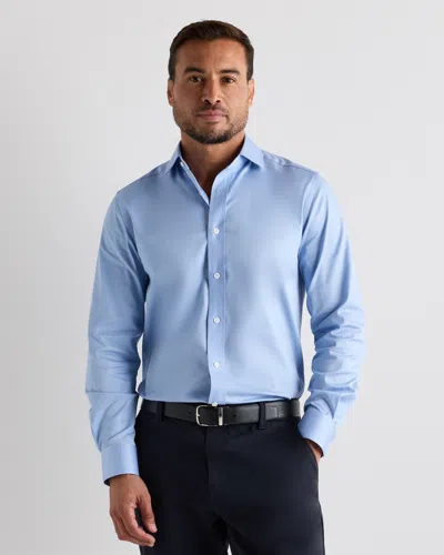 Quince Men's Stretch Twill Dress Shirt In Blue