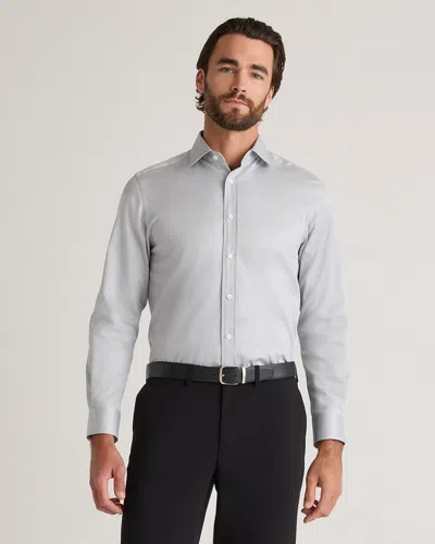 Quince Men's Stretch Twill Dress Shirt In Light Grey