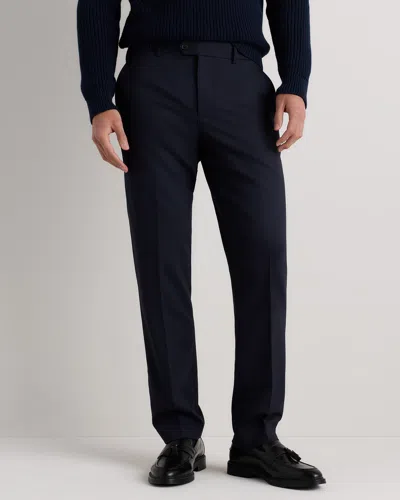 Quince Men's Stretch Wool Dress Pants Straight In Blue