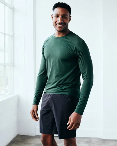Quince Men's Super Soft Performance Long Sleeve T-shirt In Olive
