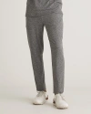Quince Men's Flowknit Performance Pants In Heather Grey