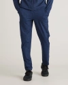 Quince Men's Flowknit Performance Pants In Heather Navy