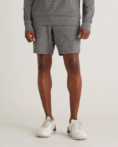 Quince Men's Super Soft Performance Shorts In Heather Grey