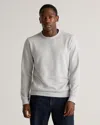 Quince Men's Supersoft Fleece Crew Neck Alpaca Sweater In Heather Grey