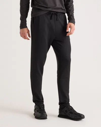 Quince Men's Supersoft Fleece Sweatpants In Black
