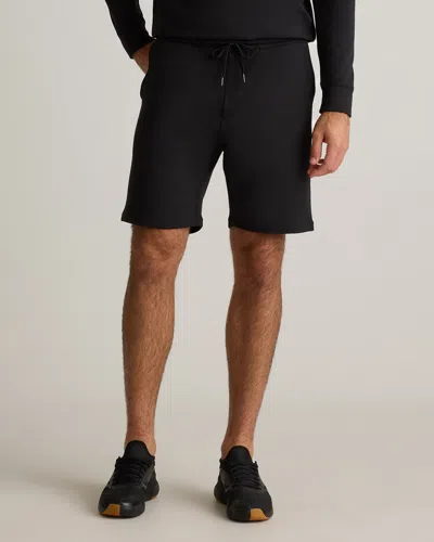 Quince Men's Supersoft Fleece Sweatshort In Black