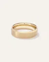 Quince Men's Tungsten Carbide Brushed Beveled Edge Band Rings