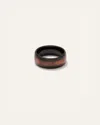 Quince Men's Tungsten Carbide Wood Inlay Band Rings, Size 10 In Multicolor