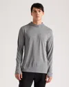 Quince Men's Ultra-light Hike Hoodie In Dark Heather Grey
